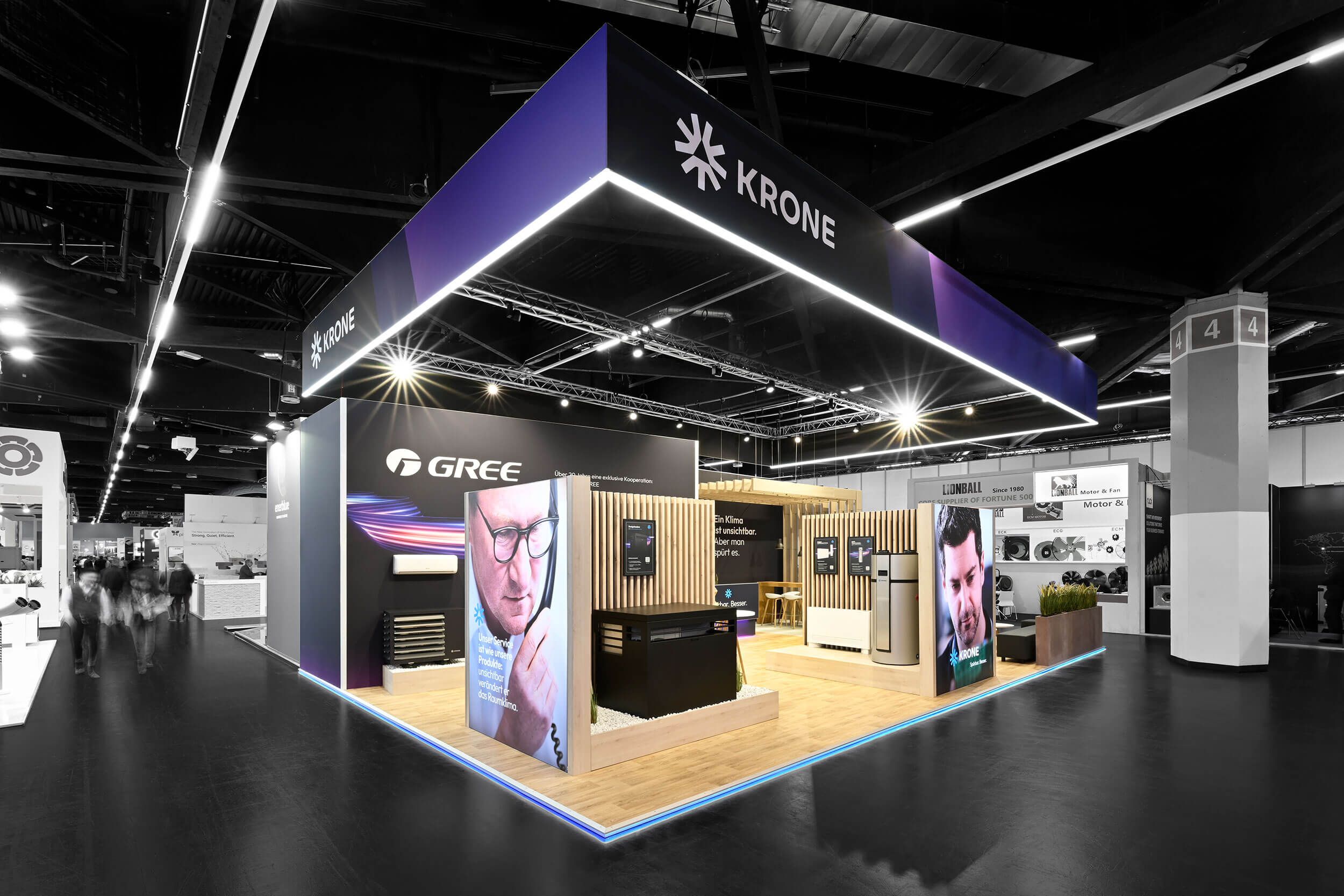 KRONE und GREE Messestand Chillventa 2024