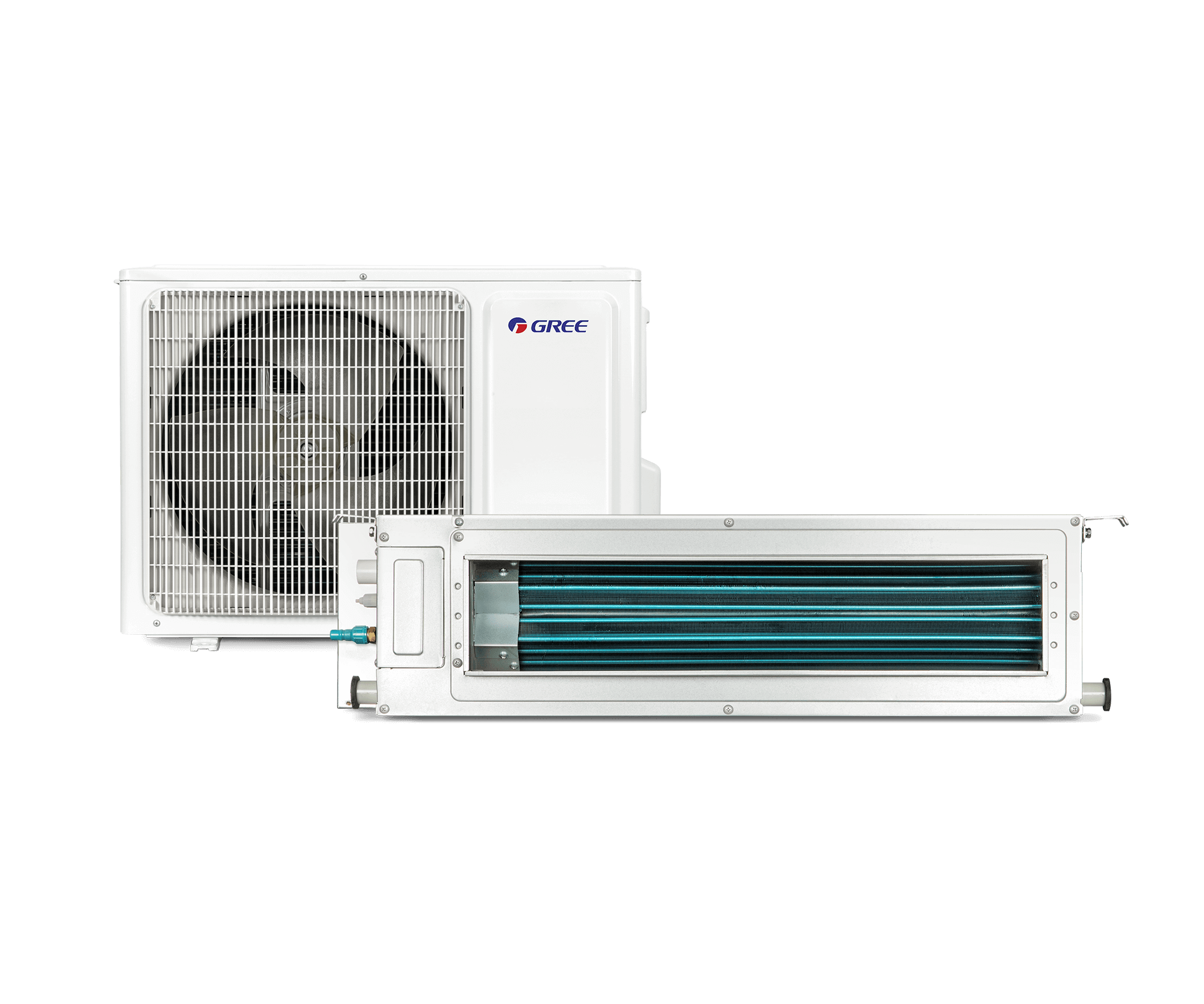 GREE U-MATCH DUCTFLOW Innengeraet und Aussengeraet
